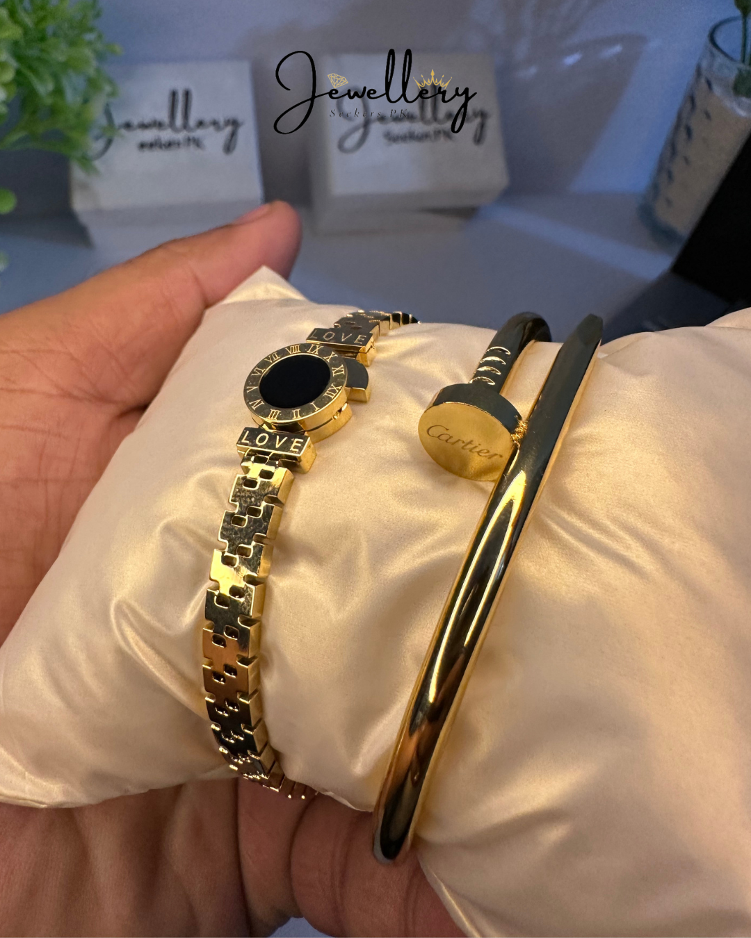 Nail, Cartier & Black Stone Combo 3pcs
