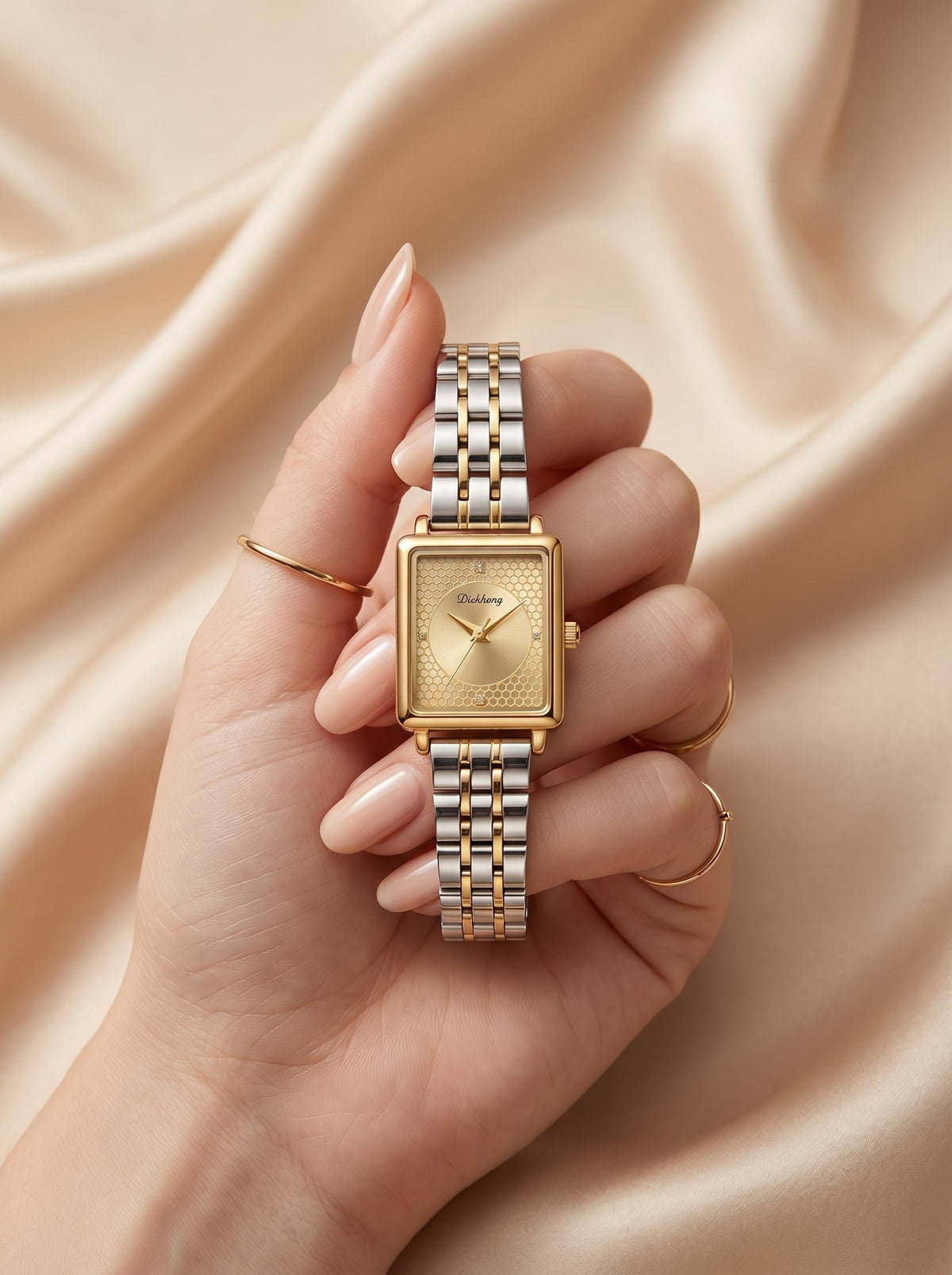 Dicaihong Two-Tone Women Watch