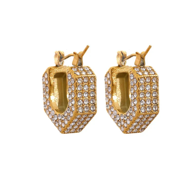 U Geometric Chunky Hoops