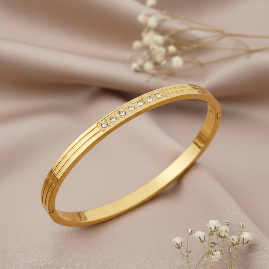Infinity Diamond Stone Bangles