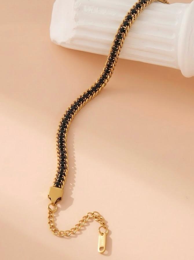 Black Luster Bracelet (adjustable)