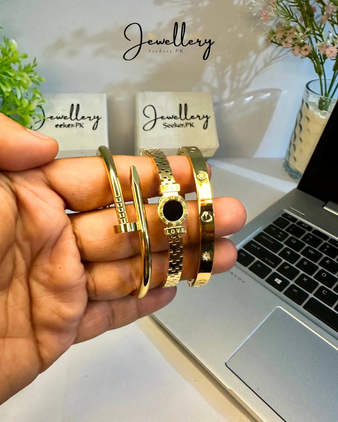Nail, Cartier & Black Stone Combo 3pcs