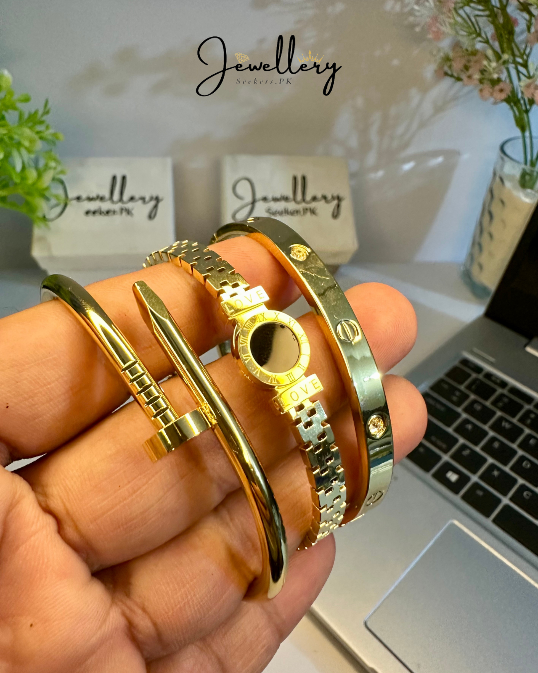 Nail, Cartier & Black Stone Combo 3pcs