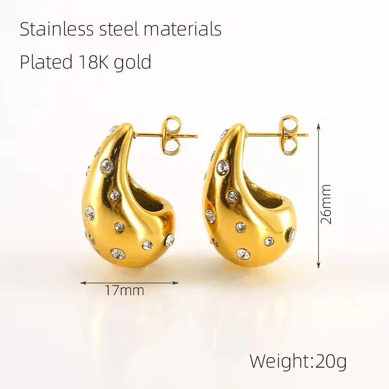 Teardom Earrings 18k