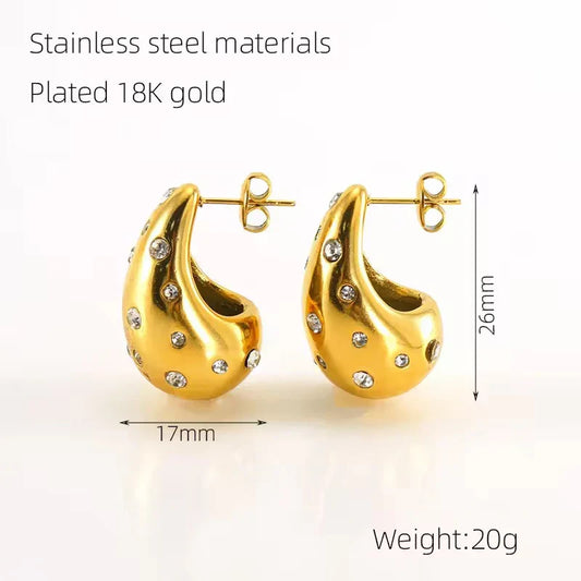 Teardom Earrings 18k