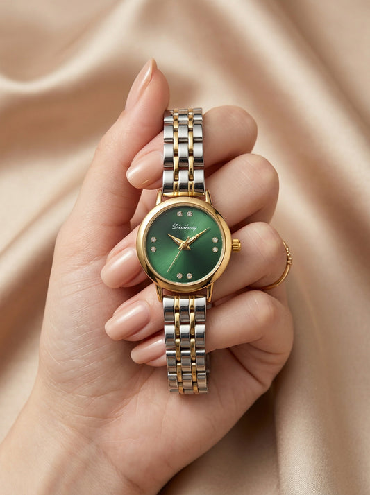 Dicaihong Elegant Green Dail Women Watch