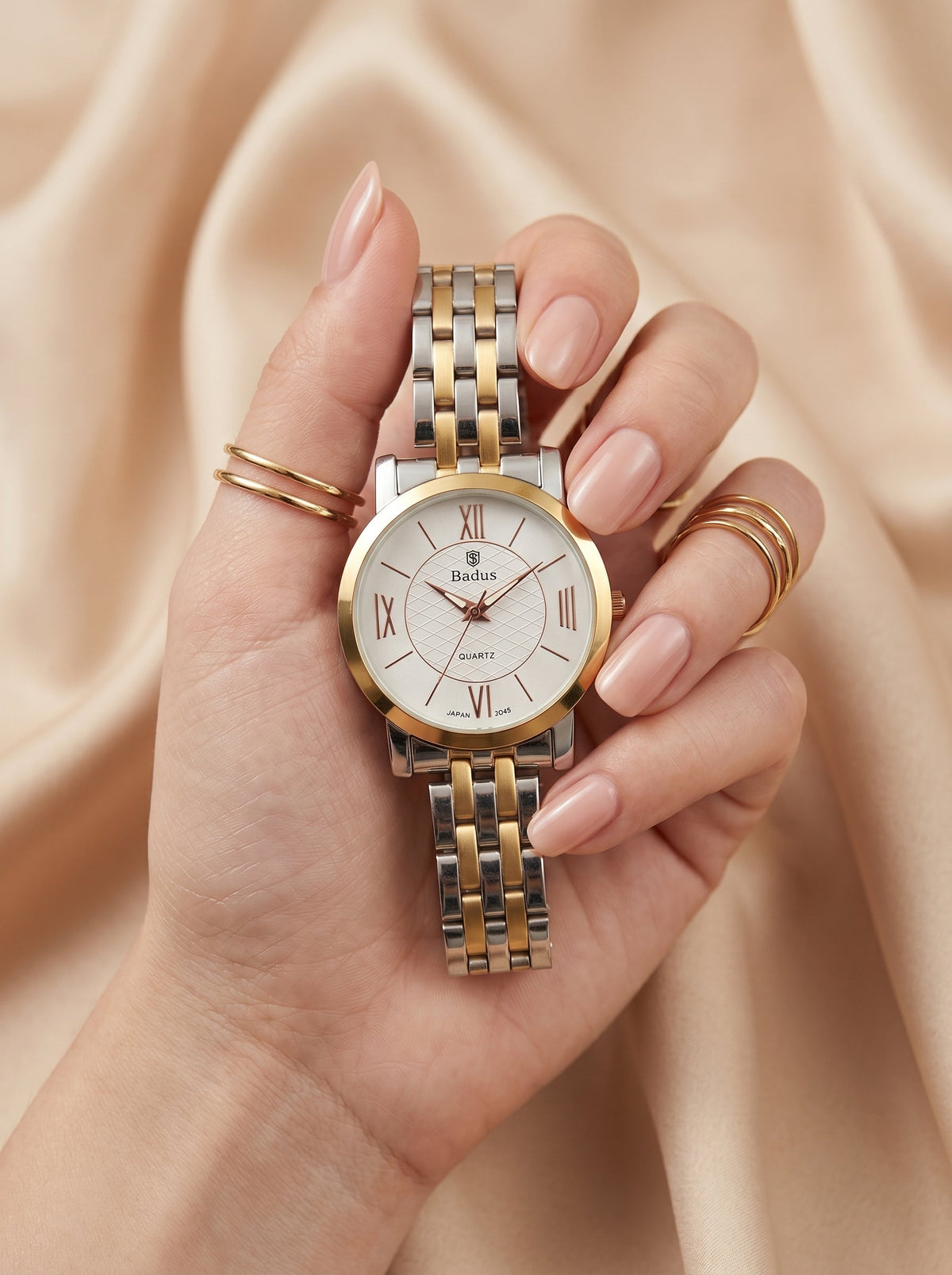 Badus Two-Tone Women Watch