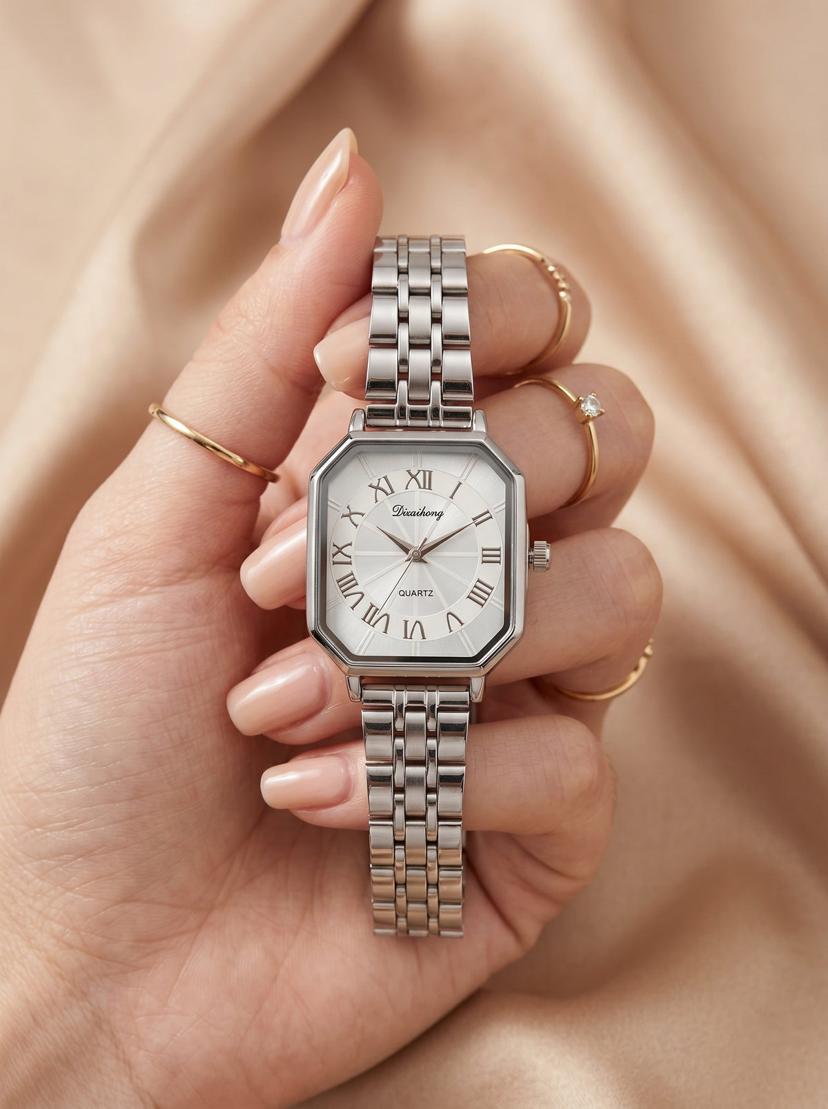 Dicaihong square  Women Watch Silver
