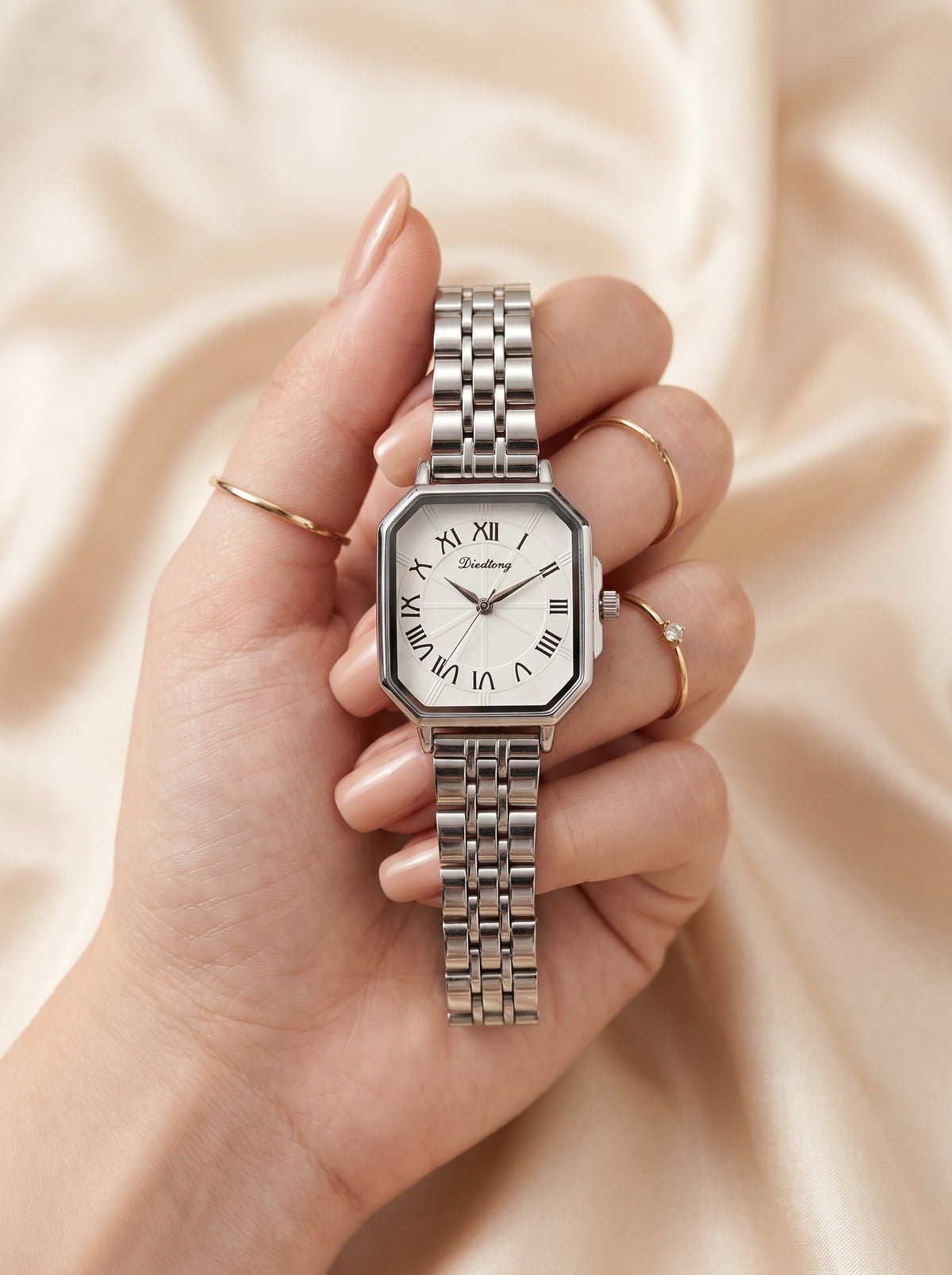Dicaihong square  Women Watch Silver