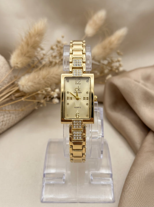 CK Sparkle Golden Women Watch