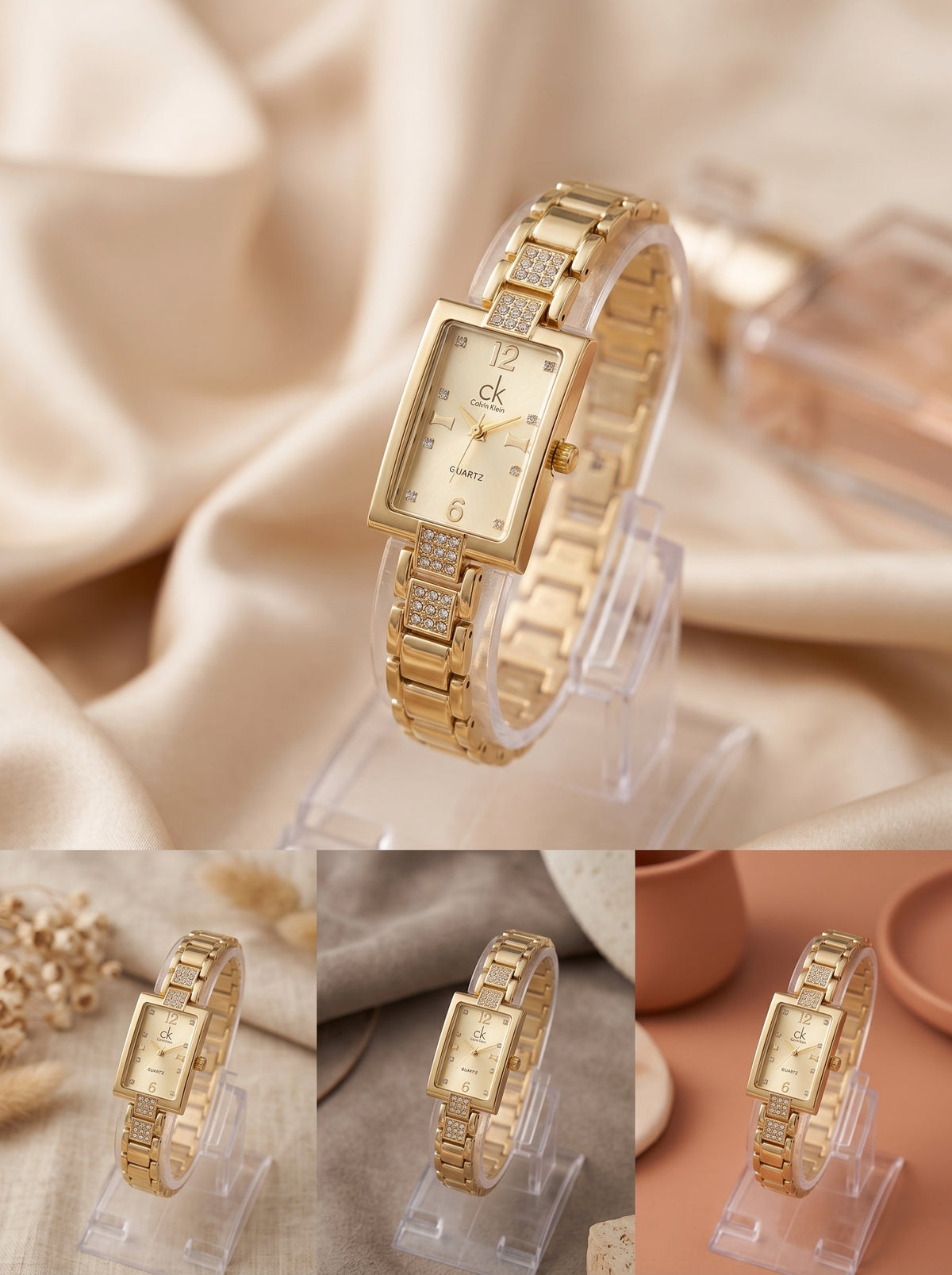 CK Sparkle Golden Women Watch