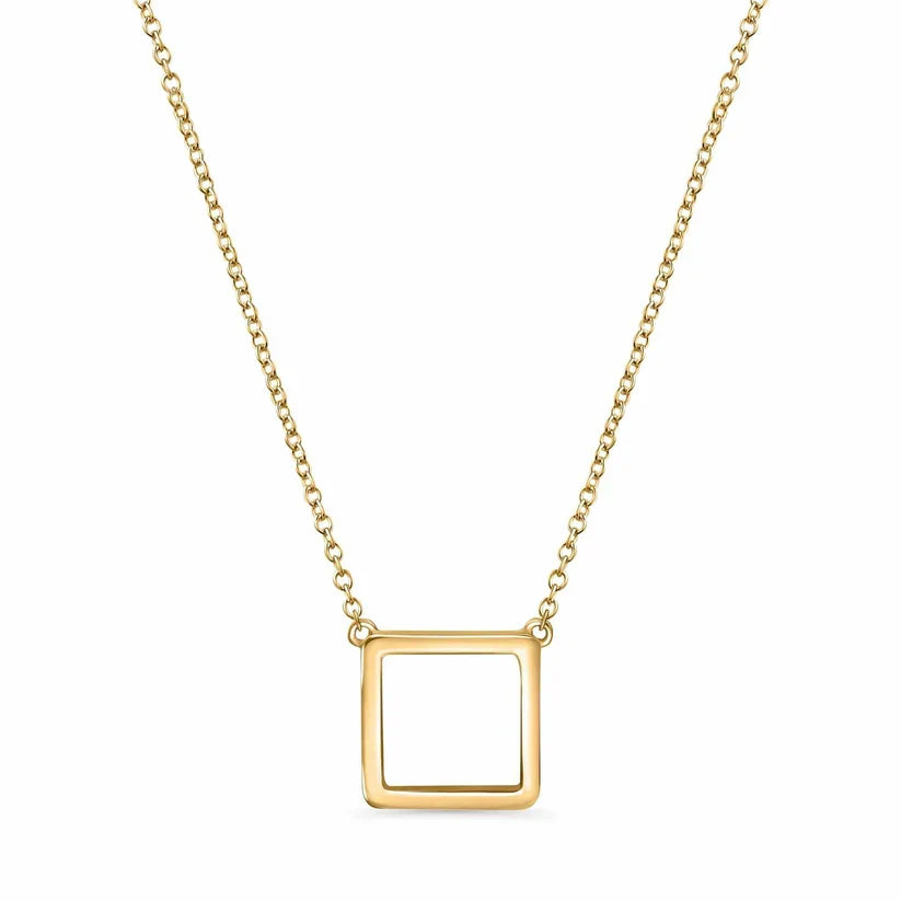 Square Hollow Necklace