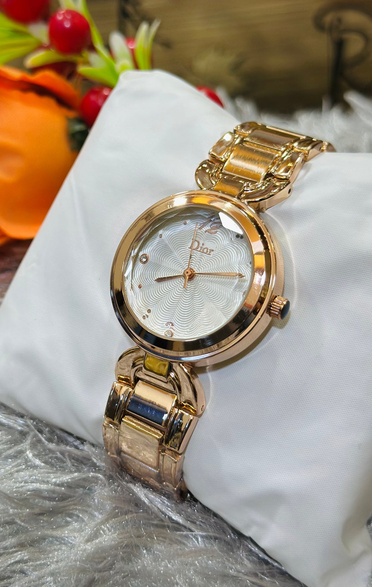 Dior Premium Rose Gold Women Watch