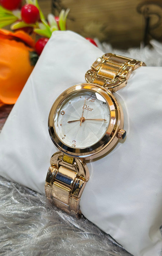 Dior Premium Rose Gold Women Watch