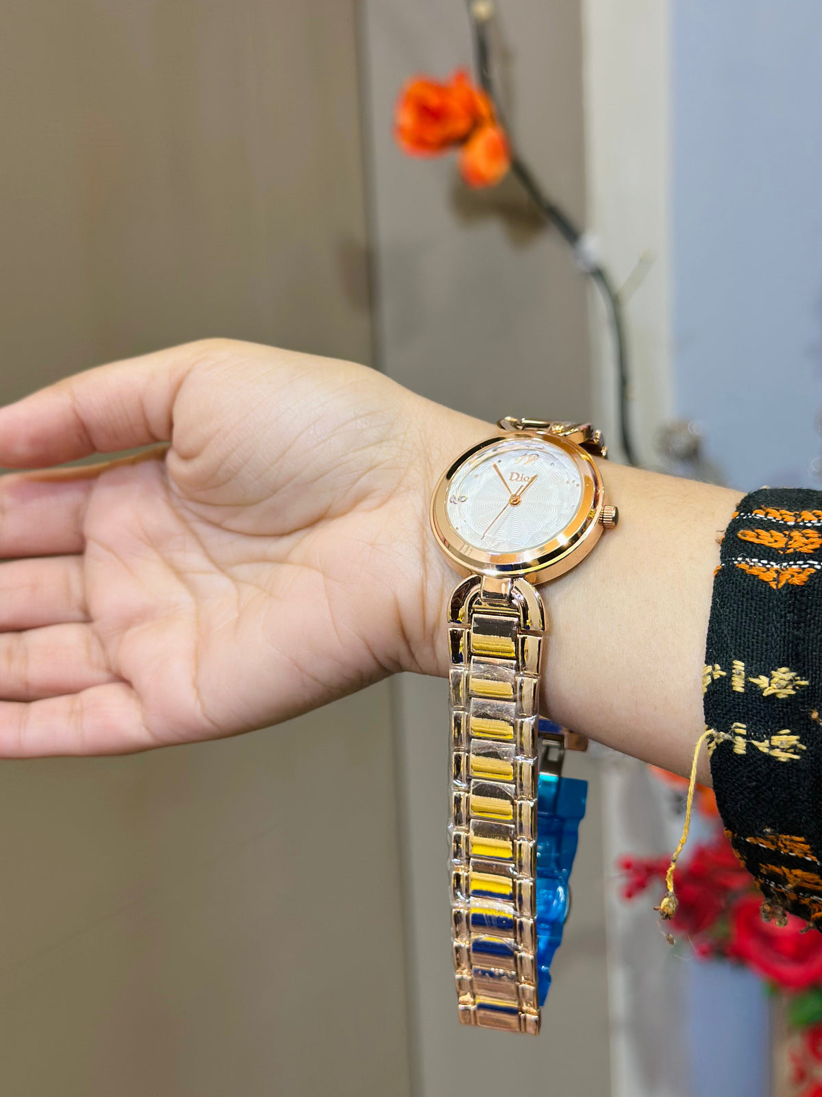 Dior Premium Rose Gold Women Watch