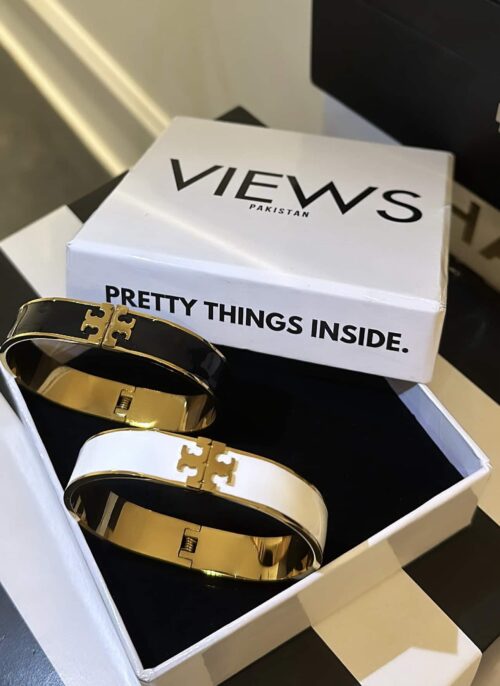 TORY BLACK BANGLE