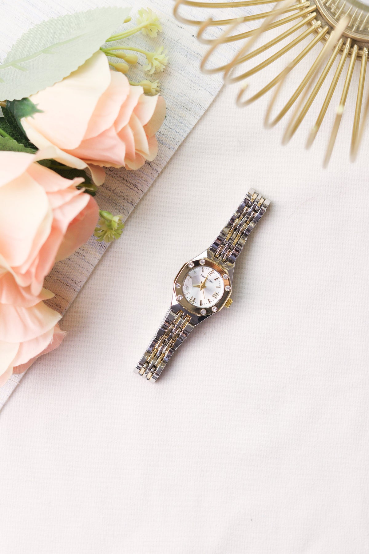 AUDEMARS Two-Tone Women Watch (Siliver & Golden)