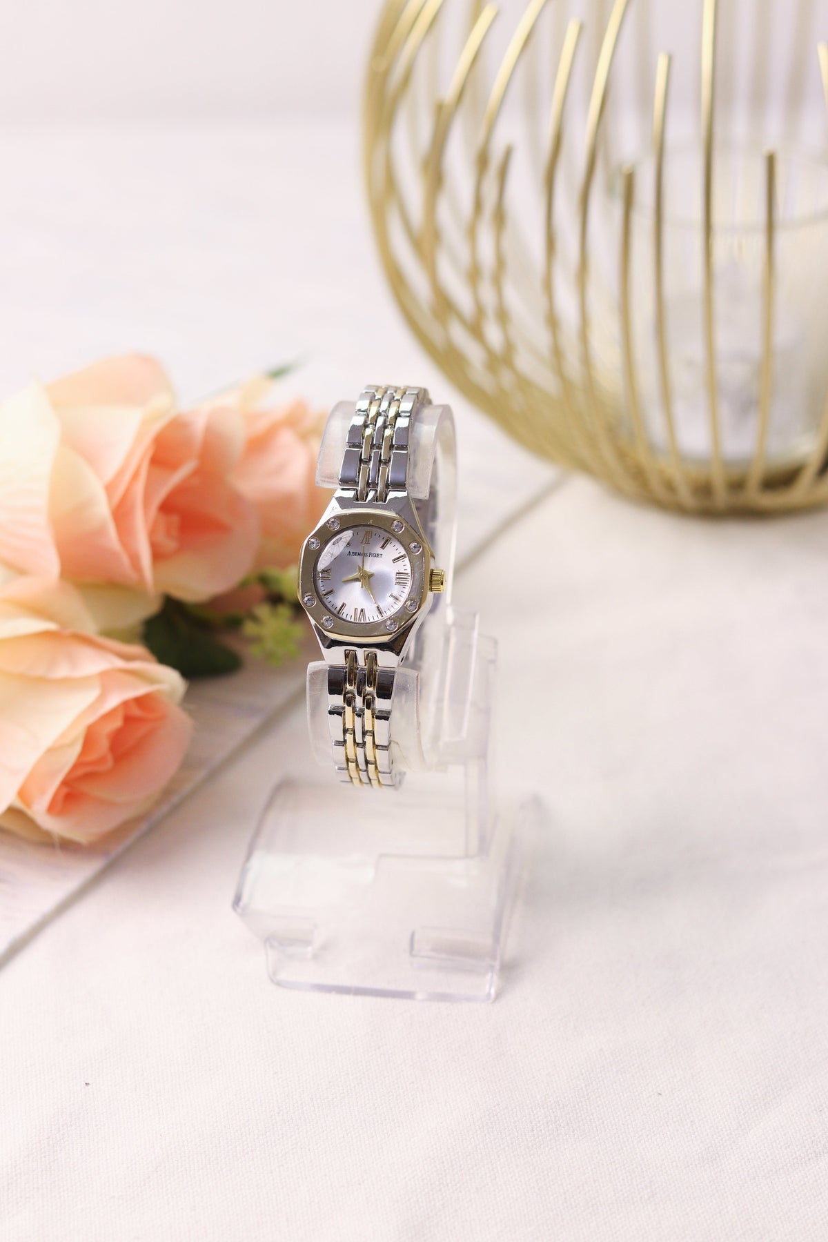 AUDEMARS Two-Tone Women Watch (Siliver & Golden)