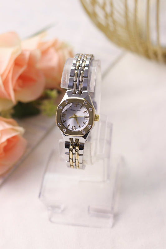 AUDEMARS Two-Tone Women Watch (Siliver & Golden)