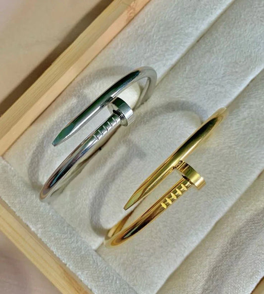 Golden & Silver Nail Bangle