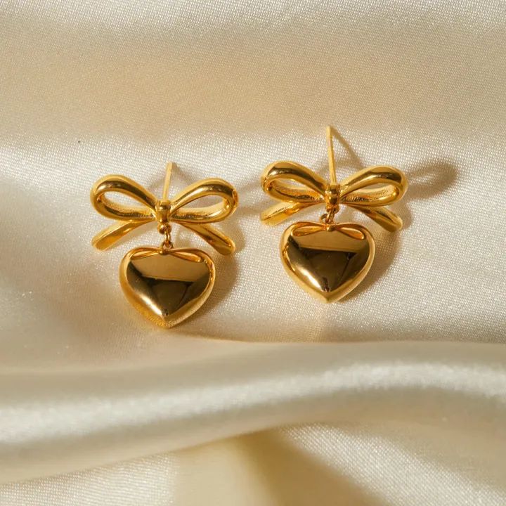 Heart Hanging Earrings