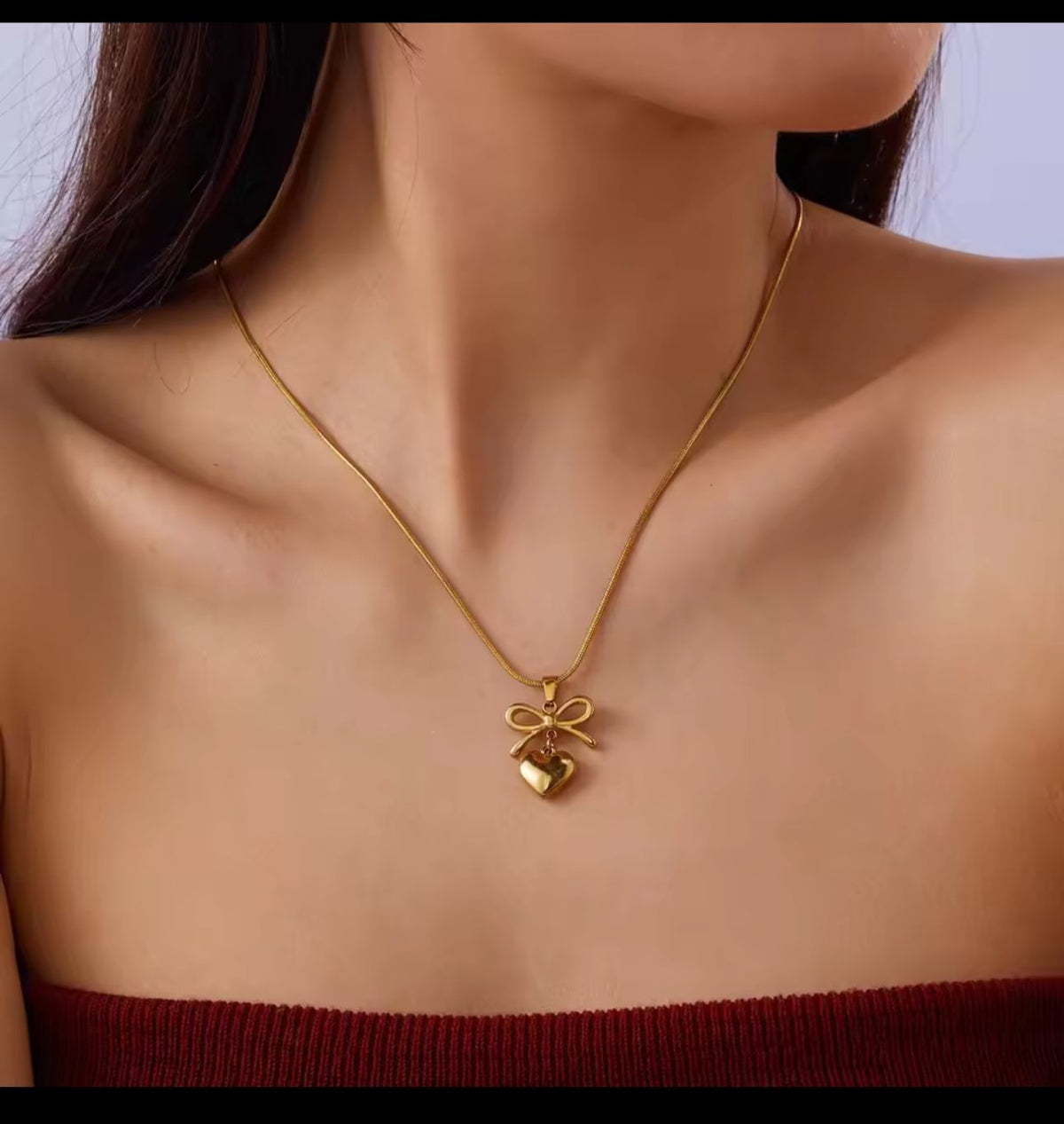 Bowknot Heart 3 Piece Set