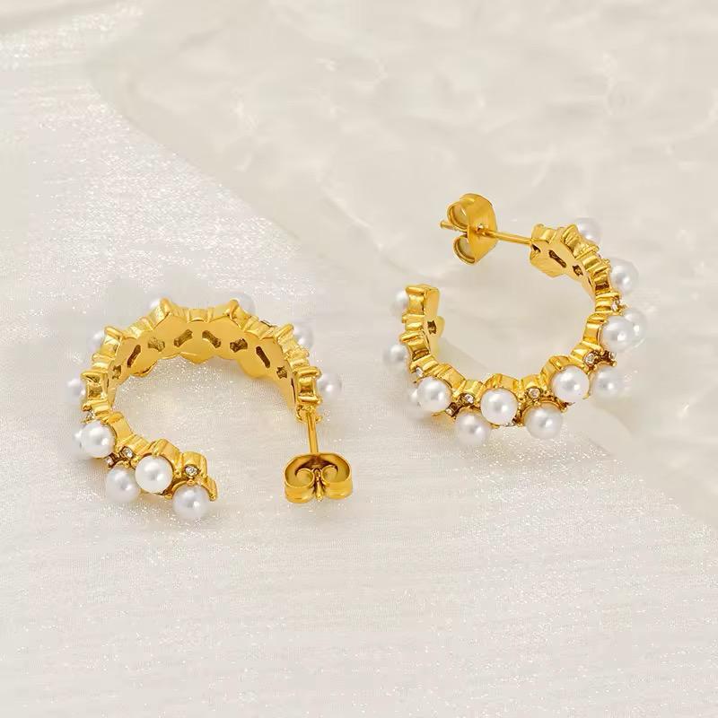Stone Stellar Stainless Steel Hoops