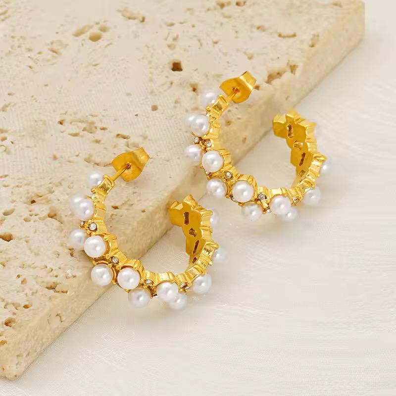 Stone Stellar Stainless Steel Hoops