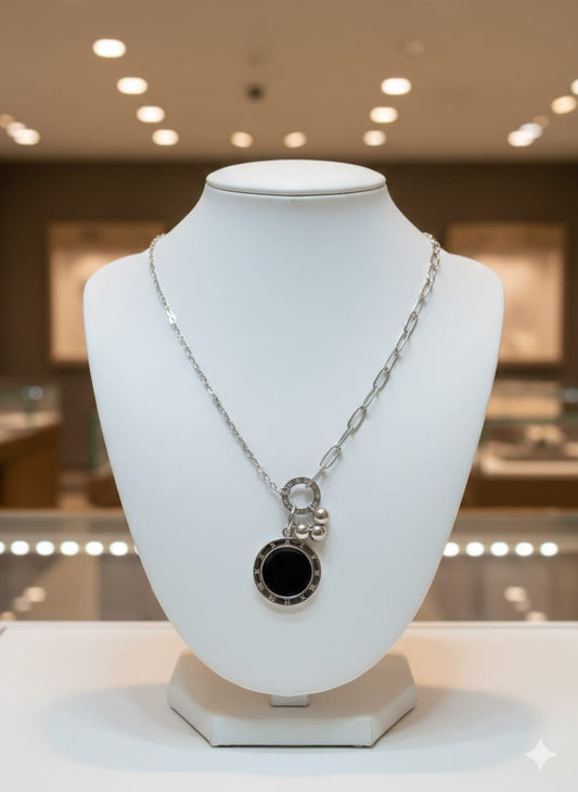 Sparkle Queen Stainless Steel Necklace