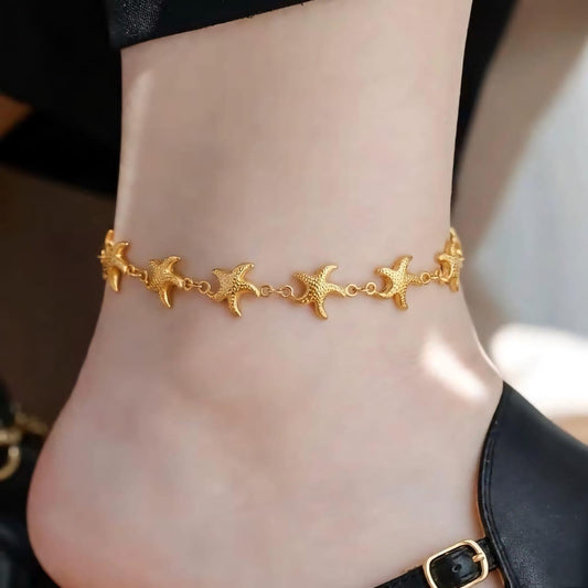 Viral Link Stainless Steel Anklet