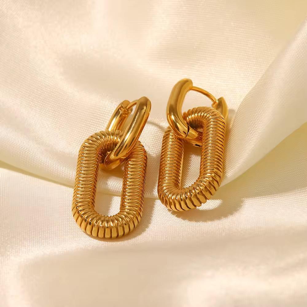Orlina Stainless Steel Earrings