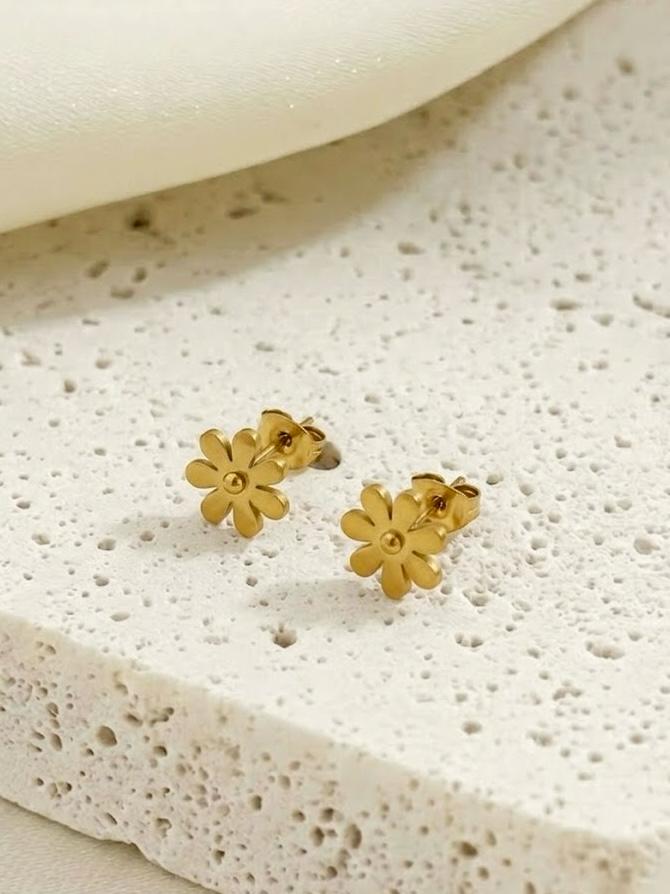 Mini Flower Stainless Steel Earring