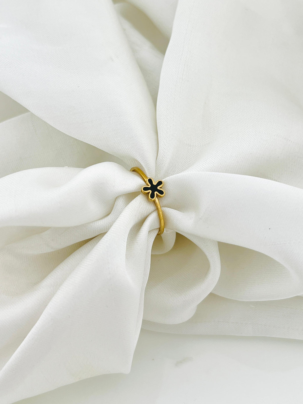 Mini Flower Stainless steel Ring