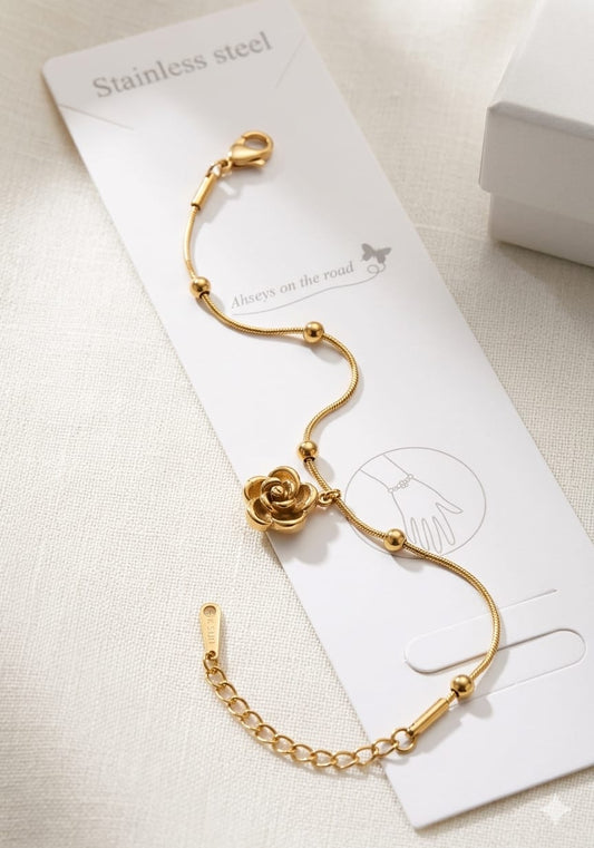 Blossom Shine Stainless Steel Bracelet