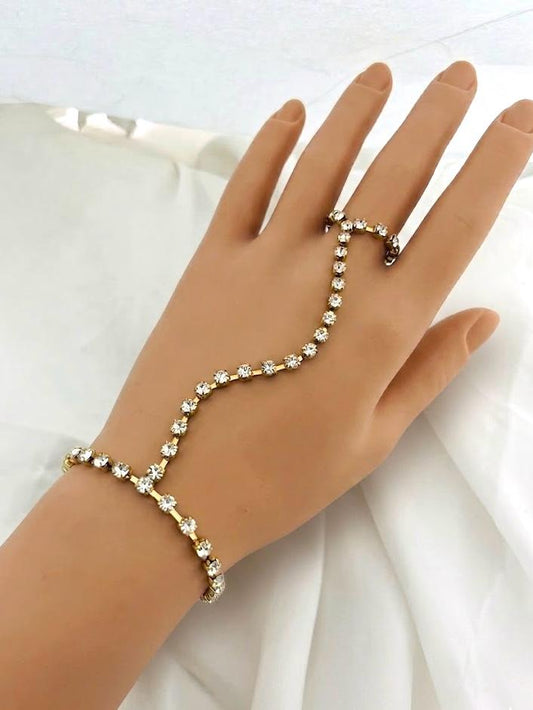 Mini White Stones Stainless Steel Anja