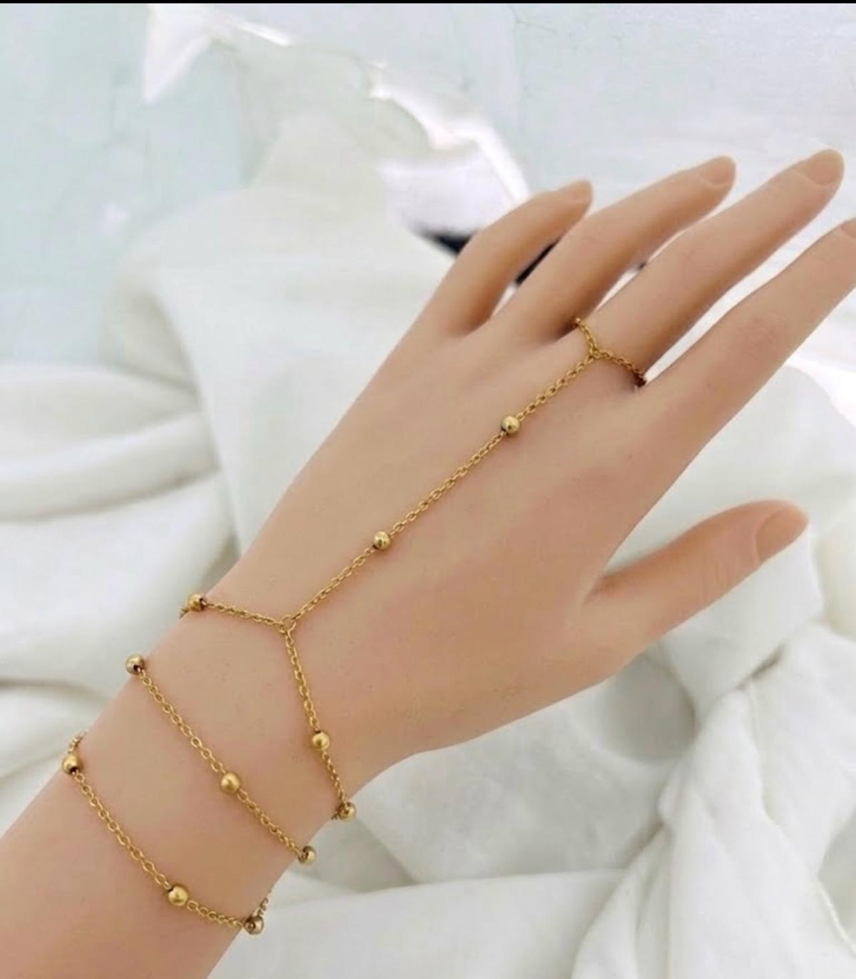 Golden Stainless Steel Anja