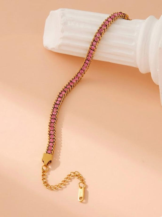 Pink Luster Bracelet (adjustable)