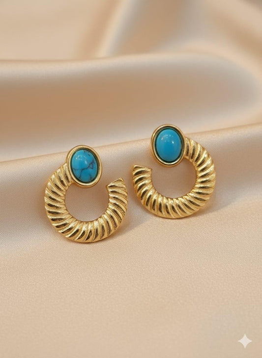 The Crown Heart Earrings