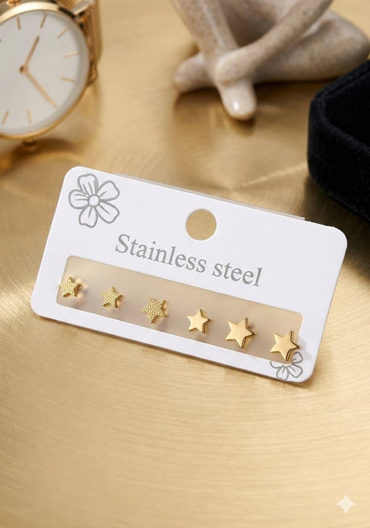Star Earrings Set