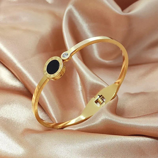 Black Stone Stainless Steel Handcuff