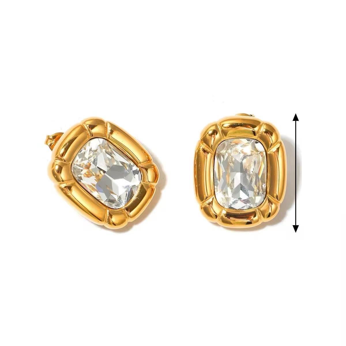 Royal Charm Stainless Steel Earrings