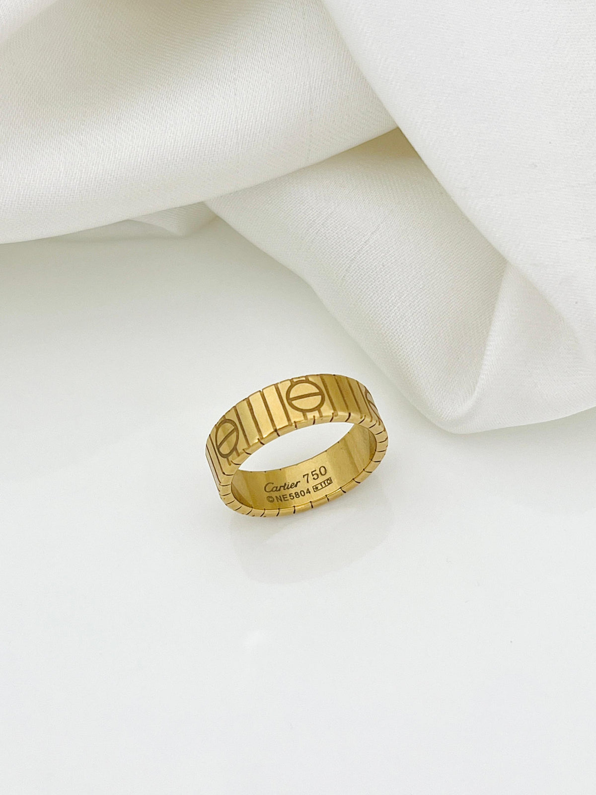 Golden Stylish Stainless Steel Ring